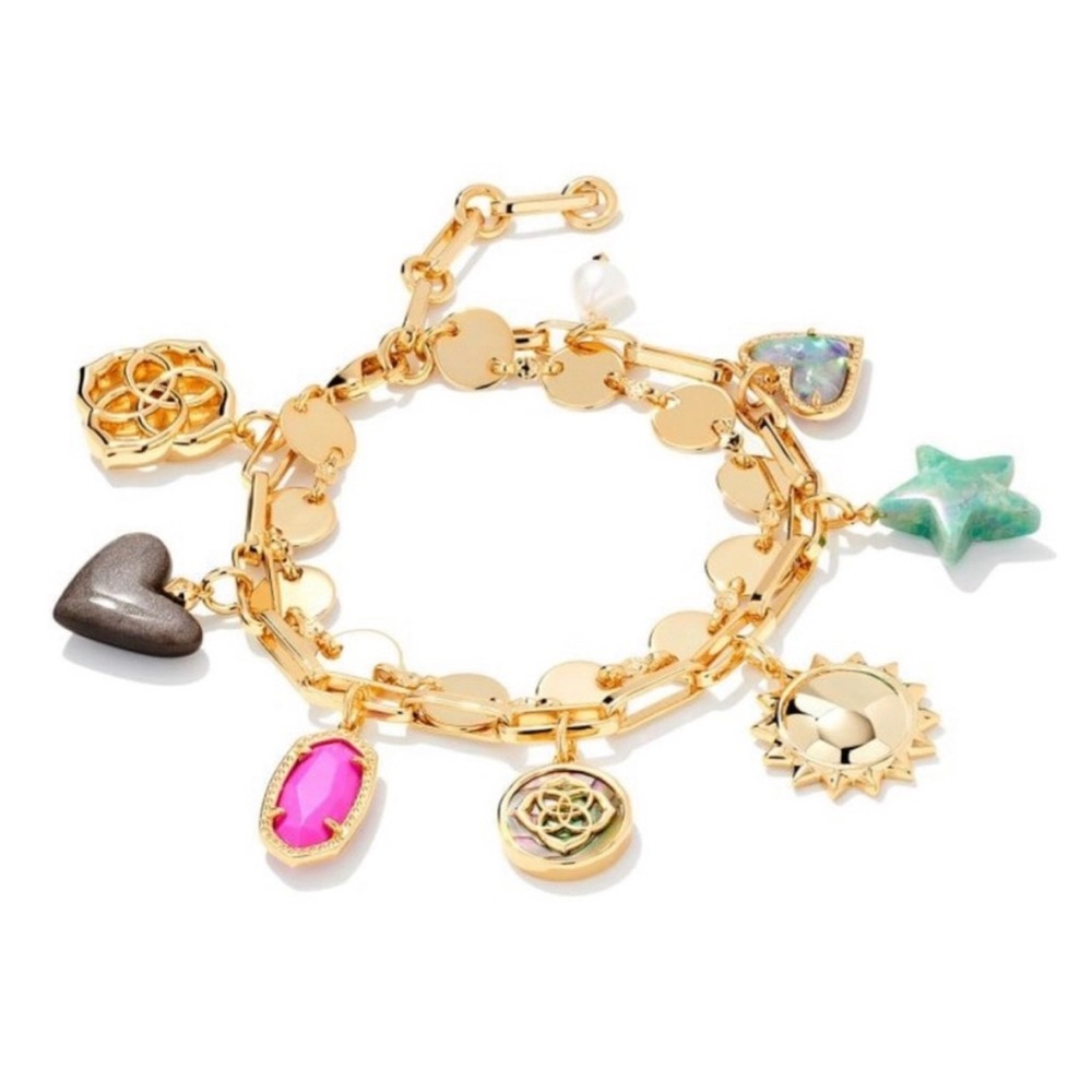 Kendra Scott Frankie Charm Bracelet in gold mix